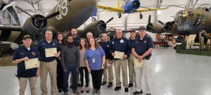 Awards presentation to the Air Command Mobility Museum for hosting the November 2022 GIS Day field trip event.