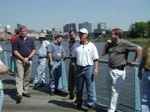Field recon along Christina Riverfront Sep 2001