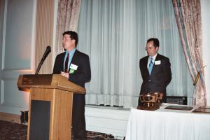 Jerry Kauffman speaks at WRADRB annual dinner Apr 2004
