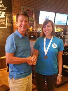 Kristen Molfetta receives SPPA Water Resources Scholarship Award from Jerry Kauffman Jul 2016