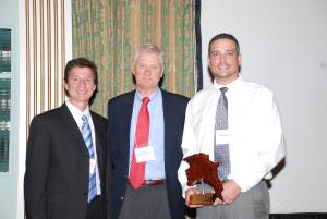 Matt Miller and Jerry Kauffman at BVA annual dinner Oct 2011