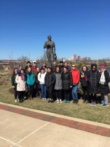 UAPP 411 611 Regional Watershed Management Field Recon along the Christinakill in Wilmington, Del. on March 22, 2017