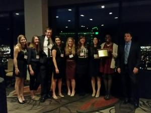 UD grad students win 2015 Outstanding Student Chapter Award from AWRA in Denver, CO Nov 2015