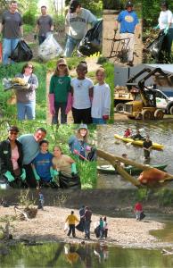 White Clay Creek cleanup April 2012